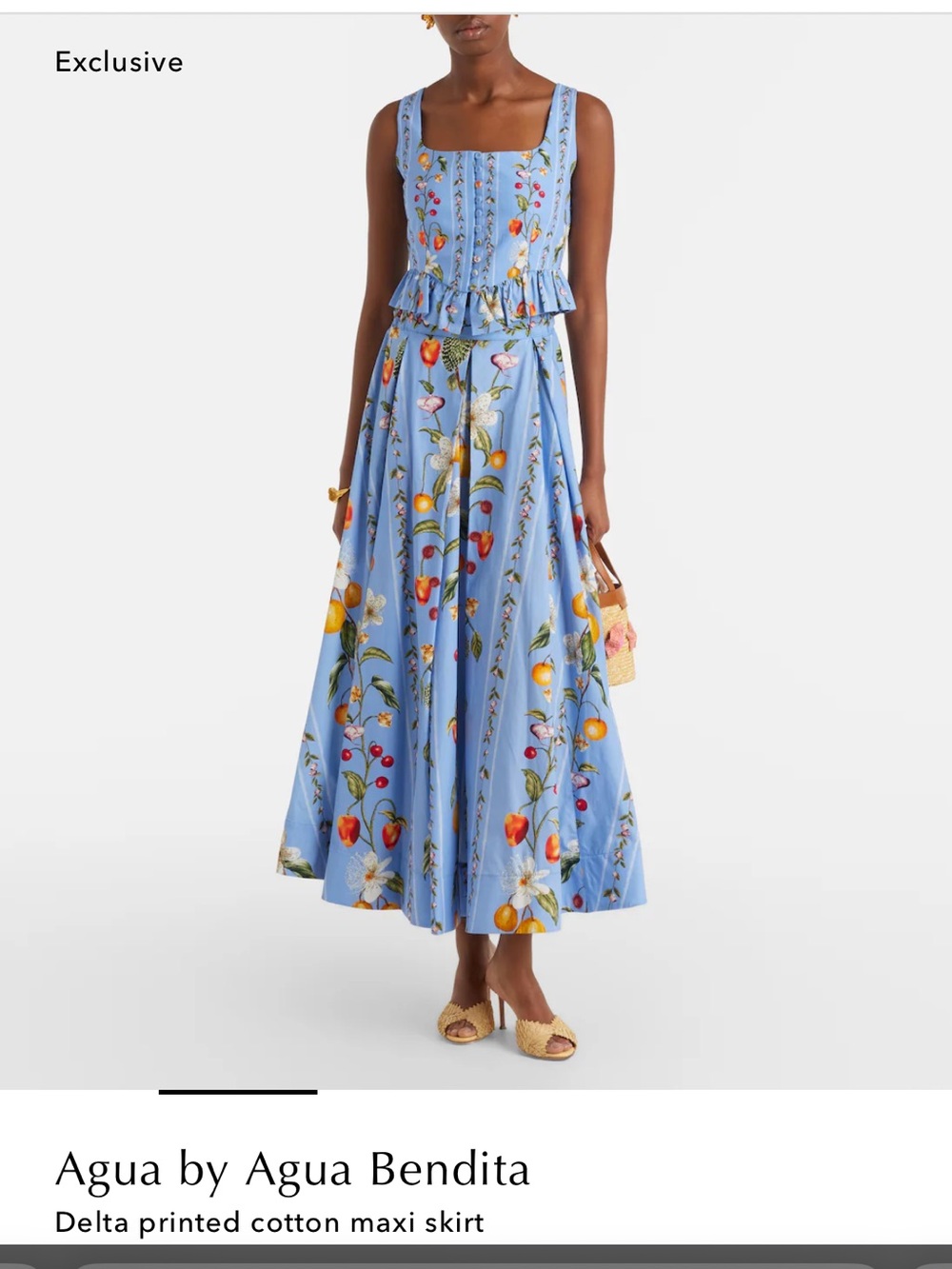 Agua by Agua Bendita maxi skirt